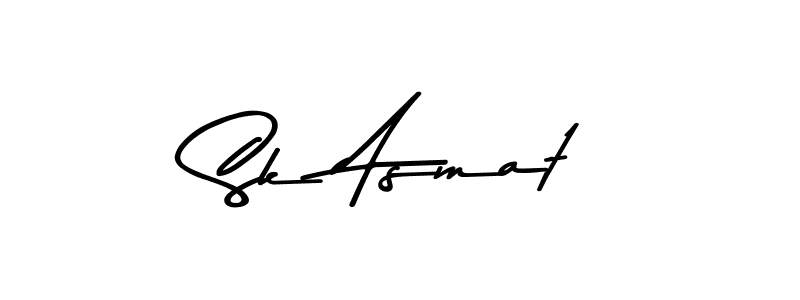 Make a beautiful signature design for name Sk Asmat. With this signature (Asem Kandis PERSONAL USE) style, you can create a handwritten signature for free. Sk Asmat signature style 9 images and pictures png