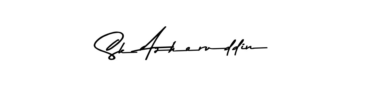 Make a beautiful signature design for name Sk Azheruddin. Use this online signature maker to create a handwritten signature for free. Sk Azheruddin signature style 9 images and pictures png