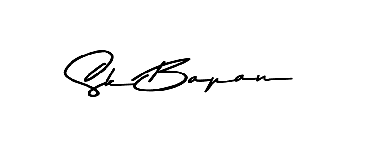 Make a beautiful signature design for name Sk Bapan. With this signature (Asem Kandis PERSONAL USE) style, you can create a handwritten signature for free. Sk Bapan signature style 9 images and pictures png