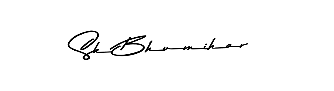 Create a beautiful signature design for name Sk Bhumihar. With this signature (Asem Kandis PERSONAL USE) fonts, you can make a handwritten signature for free. Sk Bhumihar signature style 9 images and pictures png