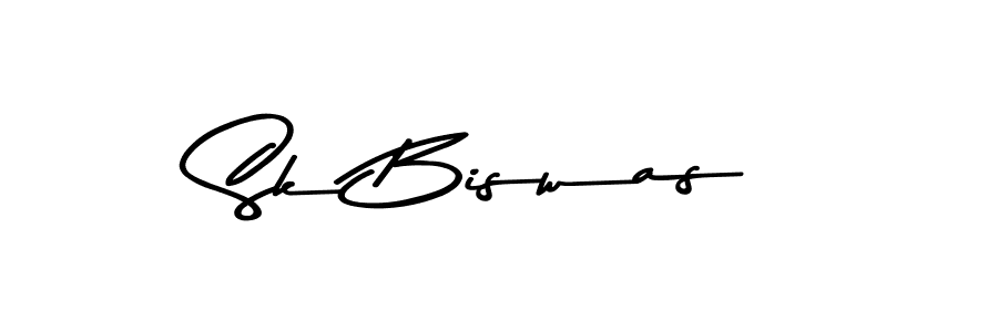 The best way (Asem Kandis PERSONAL USE) to make a short signature is to pick only two or three words in your name. The name Sk Biswas include a total of six letters. For converting this name. Sk Biswas signature style 9 images and pictures png