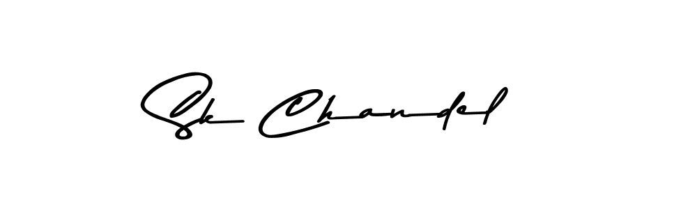 Create a beautiful signature design for name Sk Chandel. With this signature (Asem Kandis PERSONAL USE) fonts, you can make a handwritten signature for free. Sk Chandel signature style 9 images and pictures png