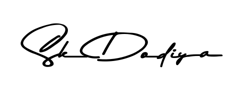 Sk Dodiya stylish signature style. Best Handwritten Sign (Asem Kandis PERSONAL USE) for my name. Handwritten Signature Collection Ideas for my name Sk Dodiya. Sk Dodiya signature style 9 images and pictures png
