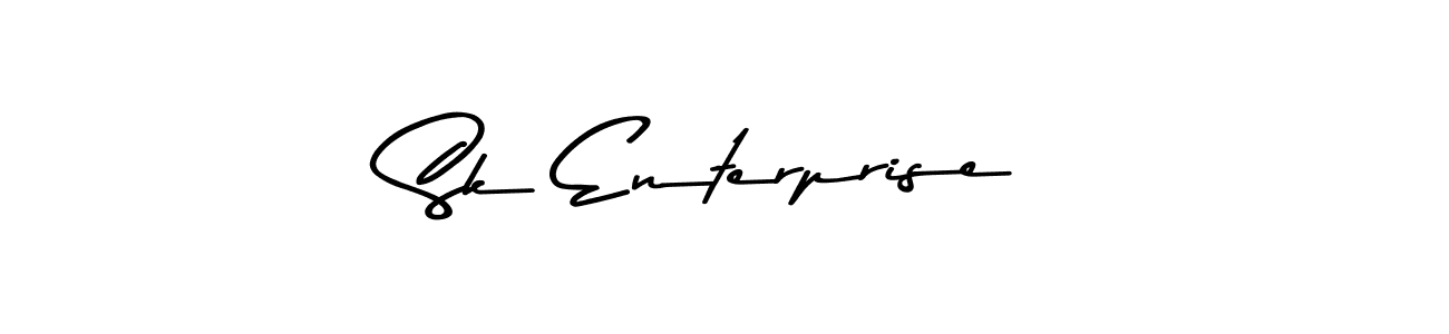 Make a beautiful signature design for name Sk Enterprise. With this signature (Asem Kandis PERSONAL USE) style, you can create a handwritten signature for free. Sk Enterprise signature style 9 images and pictures png