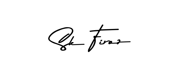 Make a beautiful signature design for name Sk Firoz. With this signature (Asem Kandis PERSONAL USE) style, you can create a handwritten signature for free. Sk Firoz signature style 9 images and pictures png