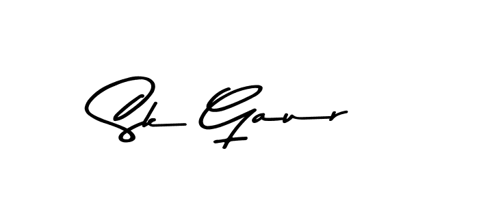 Make a beautiful signature design for name Sk Gaur. Use this online signature maker to create a handwritten signature for free. Sk Gaur signature style 9 images and pictures png