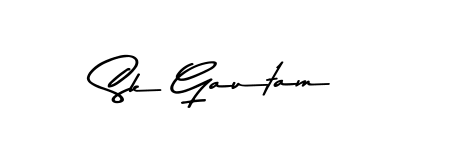 Also You can easily find your signature by using the search form. We will create Sk Gautam name handwritten signature images for you free of cost using Asem Kandis PERSONAL USE sign style. Sk Gautam signature style 9 images and pictures png