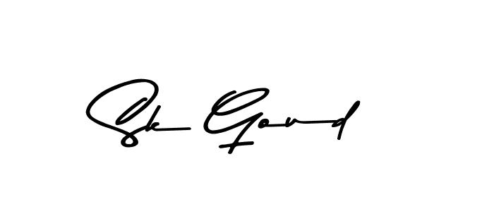 Design your own signature with our free online signature maker. With this signature software, you can create a handwritten (Asem Kandis PERSONAL USE) signature for name Sk Goud. Sk Goud signature style 9 images and pictures png