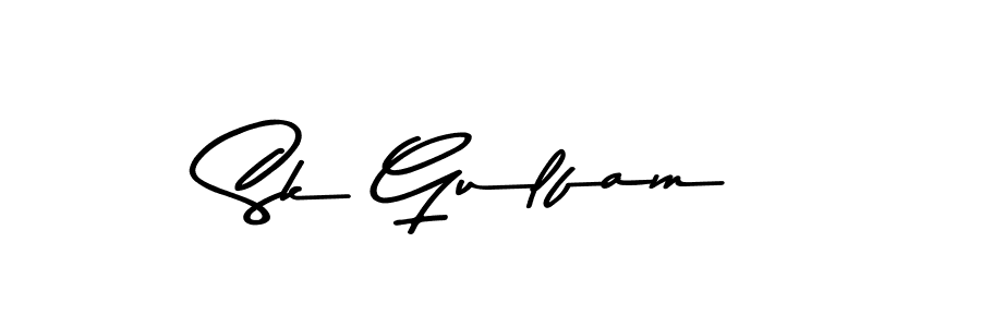 if you are searching for the best signature style for your name Sk Gulfam. so please give up your signature search. here we have designed multiple signature styles  using Asem Kandis PERSONAL USE. Sk Gulfam signature style 9 images and pictures png