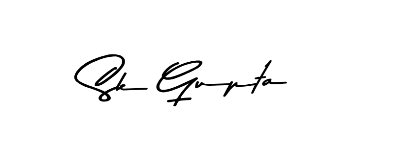 You should practise on your own different ways (Asem Kandis PERSONAL USE) to write your name (Sk Gupta) in signature. don't let someone else do it for you. Sk Gupta signature style 9 images and pictures png