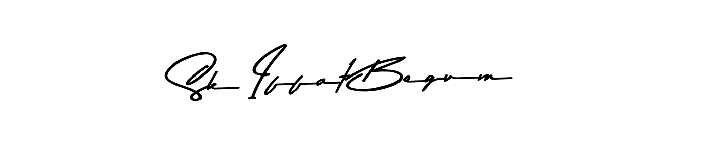 Sk Iffat Begum stylish signature style. Best Handwritten Sign (Asem Kandis PERSONAL USE) for my name. Handwritten Signature Collection Ideas for my name Sk Iffat Begum. Sk Iffat Begum signature style 9 images and pictures png