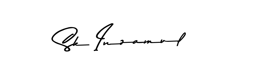 Design your own signature with our free online signature maker. With this signature software, you can create a handwritten (Asem Kandis PERSONAL USE) signature for name Sk Inzamul. Sk Inzamul signature style 9 images and pictures png