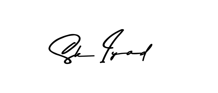 The best way (Asem Kandis PERSONAL USE) to make a short signature is to pick only two or three words in your name. The name Sk Iyad include a total of six letters. For converting this name. Sk Iyad signature style 9 images and pictures png