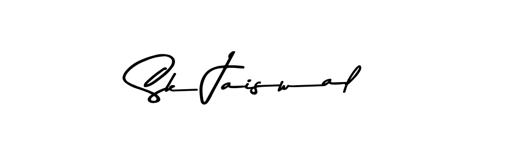Design your own signature with our free online signature maker. With this signature software, you can create a handwritten (Asem Kandis PERSONAL USE) signature for name Sk Jaiswal. Sk Jaiswal signature style 9 images and pictures png