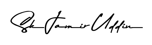 A modern signature idea for name Sk Jamir Uddin using Asem Kandis PERSONAL USE font. Clean strokes and elegant curves make it stand out instantly. Sk Jamir Uddin signature style 9 images and pictures png