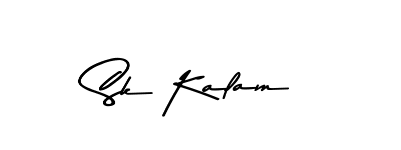 How to make Sk Kalam name signature. Use Asem Kandis PERSONAL USE style for creating short signs online. This is the latest handwritten sign. Sk Kalam signature style 9 images and pictures png