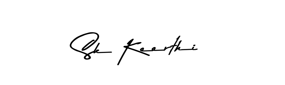 Similarly Asem Kandis PERSONAL USE is the best handwritten signature design. Signature creator online .You can use it as an online autograph creator for name Sk Keerthi. Sk Keerthi signature style 9 images and pictures png