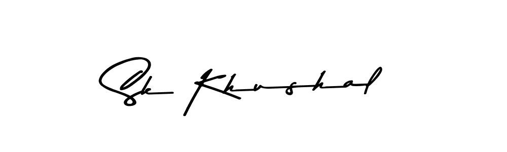 How to make Sk Khushal signature? Asem Kandis PERSONAL USE is a professional autograph style. Create handwritten signature for Sk Khushal name. Sk Khushal signature style 9 images and pictures png