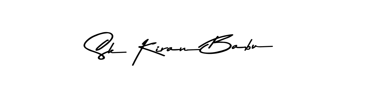Sk Kiran Babu stylish signature style. Best Handwritten Sign (Asem Kandis PERSONAL USE) for my name. Handwritten Signature Collection Ideas for my name Sk Kiran Babu. Sk Kiran Babu signature style 9 images and pictures png