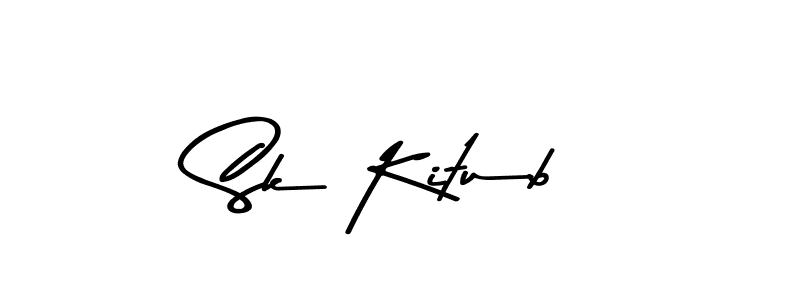 You should practise on your own different ways (Asem Kandis PERSONAL USE) to write your name (Sk Kitub) in signature. don't let someone else do it for you. Sk Kitub signature style 9 images and pictures png