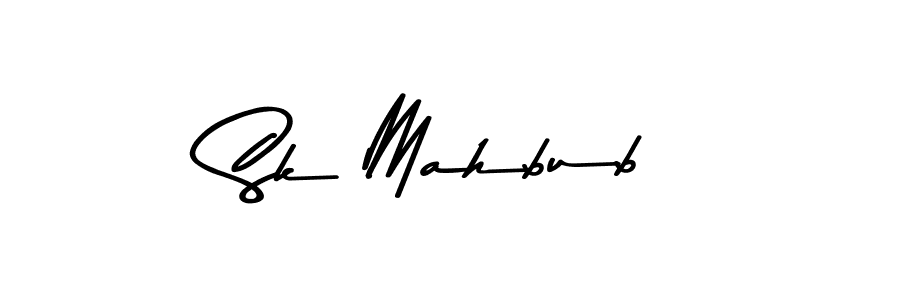 The best way (Asem Kandis PERSONAL USE) to make a short signature is to pick only two or three words in your name. The name Sk Mahbub include a total of six letters. For converting this name. Sk Mahbub signature style 9 images and pictures png