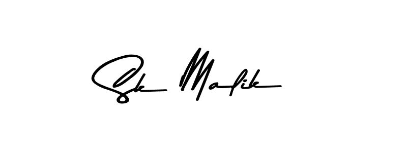 Use a signature maker to create a handwritten signature online. With this signature software, you can design (Asem Kandis PERSONAL USE) your own signature for name Sk Malik. Sk Malik signature style 9 images and pictures png