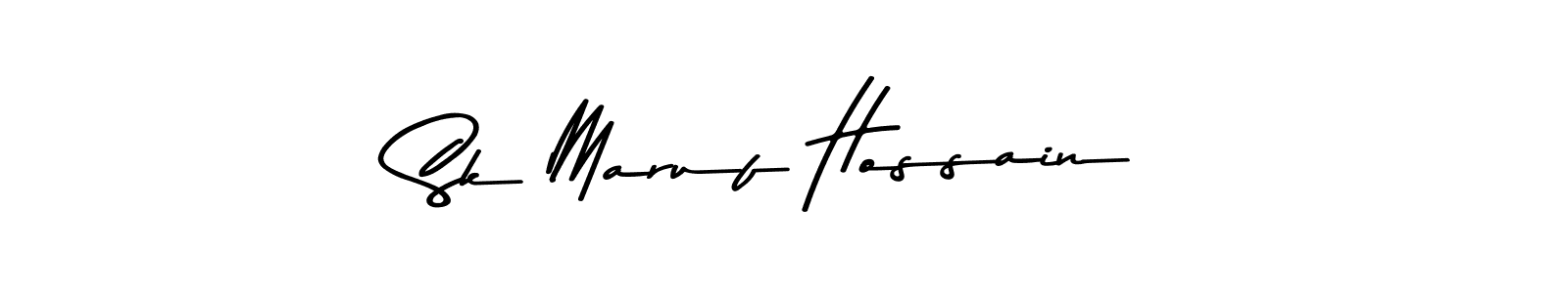 This is the best signature style for the Sk Maruf Hossain name. Also you like these signature font (Asem Kandis PERSONAL USE). Mix name signature. Sk Maruf Hossain signature style 9 images and pictures png