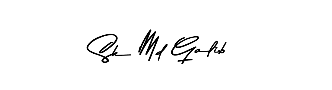 Use a signature maker to create a handwritten signature online. With this signature software, you can design (Asem Kandis PERSONAL USE) your own signature for name Sk Md Galib. Sk Md Galib signature style 9 images and pictures png