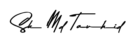 Give your name Sk Md Tauhid an exquisite flair with the Asem Kandis PERSONAL USE script font. Ideal for contracts, resumes, and formal letterheads. Sk Md Tauhid signature style 9 images and pictures png