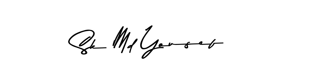 Design your own signature with our free online signature maker. With this signature software, you can create a handwritten (Asem Kandis PERSONAL USE) signature for name Sk Md Yousef. Sk Md Yousef signature style 9 images and pictures png