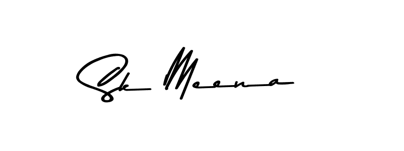 Sk Meena stylish signature style. Best Handwritten Sign (Asem Kandis PERSONAL USE) for my name. Handwritten Signature Collection Ideas for my name Sk Meena. Sk Meena signature style 9 images and pictures png