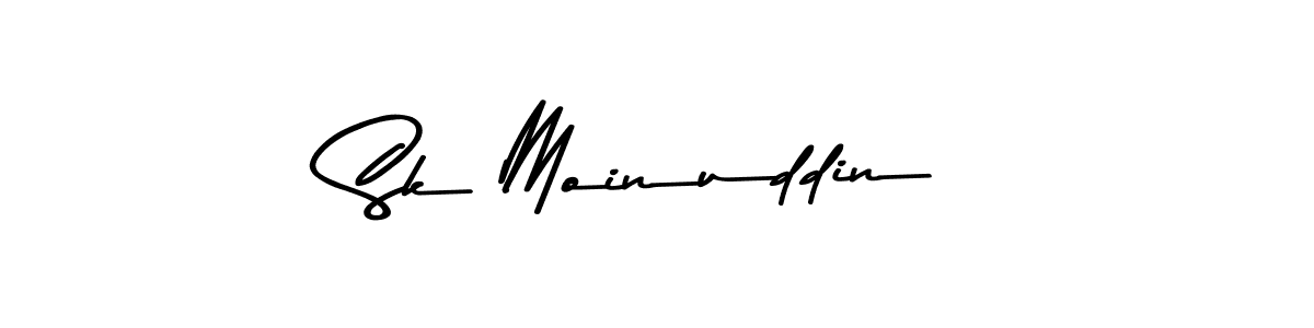 Make a beautiful signature design for name Sk Moinuddin. With this signature (Asem Kandis PERSONAL USE) style, you can create a handwritten signature for free. Sk Moinuddin signature style 9 images and pictures png