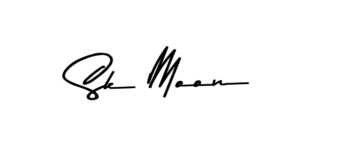 Use a signature maker to create a handwritten signature online. With this signature software, you can design (Asem Kandis PERSONAL USE) your own signature for name Sk Moon. Sk Moon signature style 9 images and pictures png