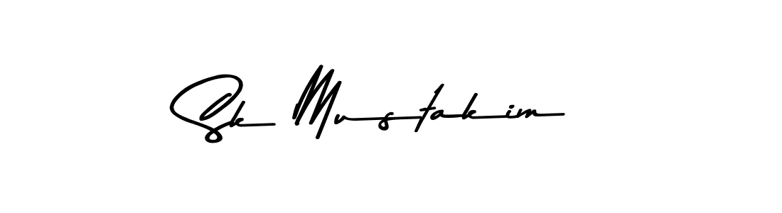 The best way (Asem Kandis PERSONAL USE) to make a short signature is to pick only two or three words in your name. The name Sk Mustakim include a total of six letters. For converting this name. Sk Mustakim signature style 9 images and pictures png