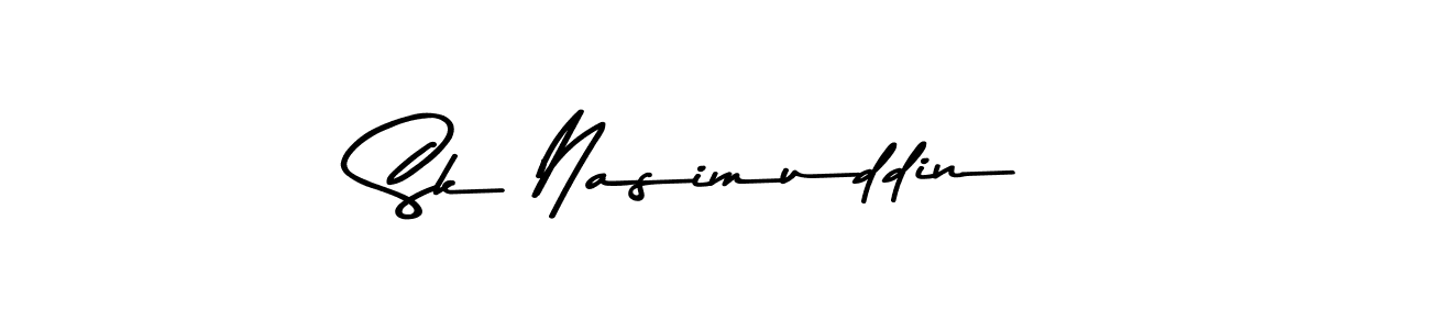 The best way (Asem Kandis PERSONAL USE) to make a short signature is to pick only two or three words in your name. The name Sk Nasimuddin include a total of six letters. For converting this name. Sk Nasimuddin signature style 9 images and pictures png