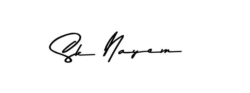 Sk Nayem stylish signature style. Best Handwritten Sign (Asem Kandis PERSONAL USE) for my name. Handwritten Signature Collection Ideas for my name Sk Nayem. Sk Nayem signature style 9 images and pictures png