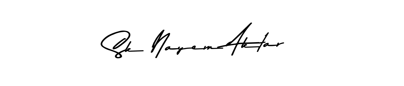 How to make Sk Nayem Aktar signature? Asem Kandis PERSONAL USE is a professional autograph style. Create handwritten signature for Sk Nayem Aktar name. Sk Nayem Aktar signature style 9 images and pictures png