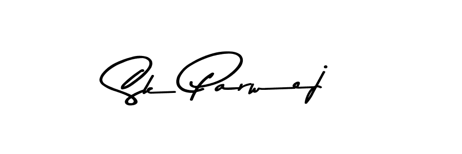 Make a beautiful signature design for name Sk Parwej. With this signature (Asem Kandis PERSONAL USE) style, you can create a handwritten signature for free. Sk Parwej signature style 9 images and pictures png