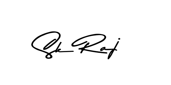 This is the best signature style for the Sk Raj name. Also you like these signature font (Asem Kandis PERSONAL USE). Mix name signature. Sk Raj signature style 9 images and pictures png