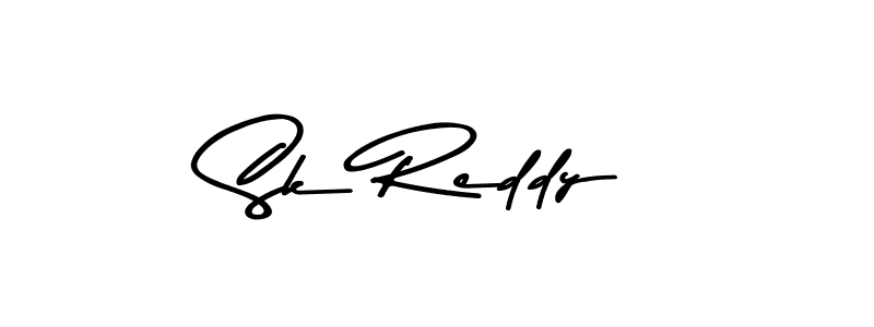 Sk Reddy stylish signature style. Best Handwritten Sign (Asem Kandis PERSONAL USE) for my name. Handwritten Signature Collection Ideas for my name Sk Reddy. Sk Reddy signature style 9 images and pictures png