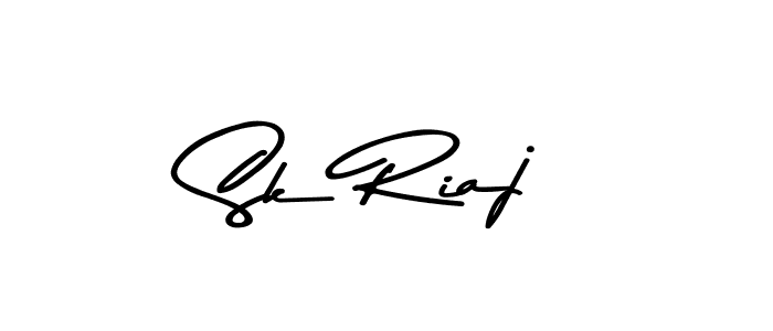 This is the best signature style for the Sk Riaj name. Also you like these signature font (Asem Kandis PERSONAL USE). Mix name signature. Sk Riaj signature style 9 images and pictures png