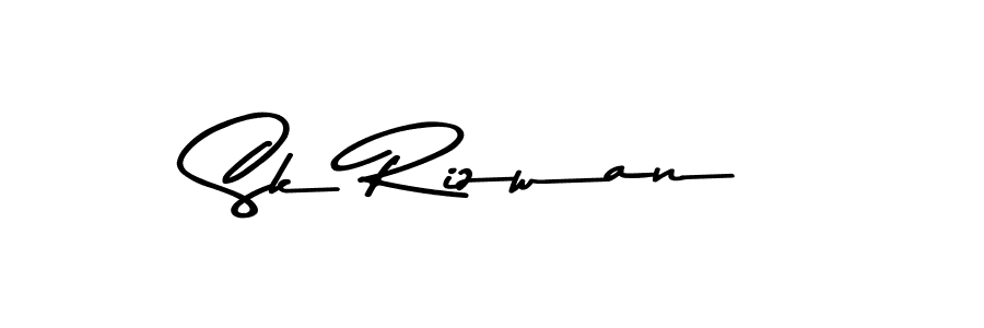Make a beautiful signature design for name Sk Rizwan. With this signature (Asem Kandis PERSONAL USE) style, you can create a handwritten signature for free. Sk Rizwan signature style 9 images and pictures png