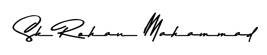 Create a personalized artistic stamp with Sk Rohan Mahammad in Asem Kandis PERSONAL USE font. Perfect for visual artists, designers, and influencers. Sk Rohan Mahammad signature style 9 images and pictures png