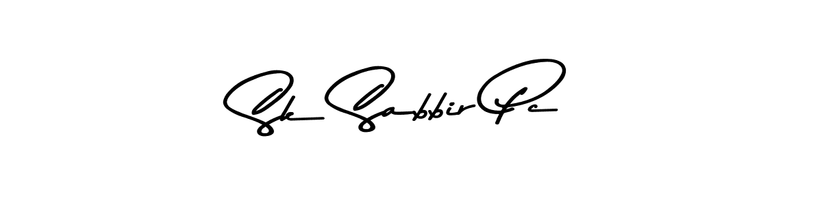 Use a signature maker to create a handwritten signature online. With this signature software, you can design (Asem Kandis PERSONAL USE) your own signature for name Sk Sabbir Pc. Sk Sabbir Pc signature style 9 images and pictures png