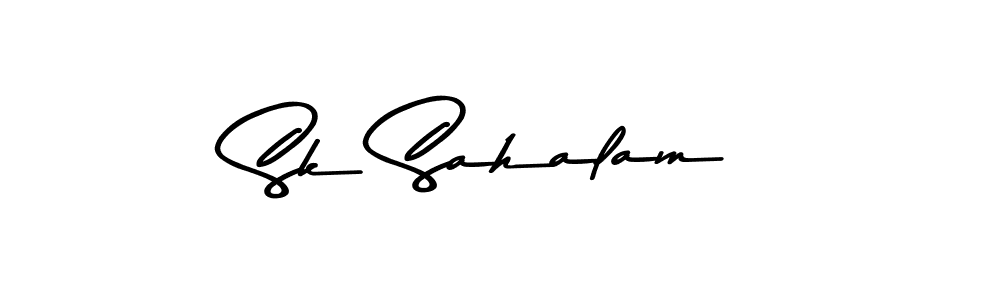 The best way (Asem Kandis PERSONAL USE) to make a short signature is to pick only two or three words in your name. The name Sk Sahalam include a total of six letters. For converting this name. Sk Sahalam signature style 9 images and pictures png