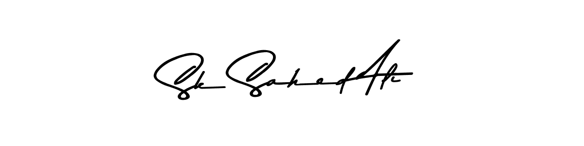 You can use this online signature creator to create a handwritten signature for the name Sk Sahed Ali. This is the best online autograph maker. Sk Sahed Ali signature style 9 images and pictures png