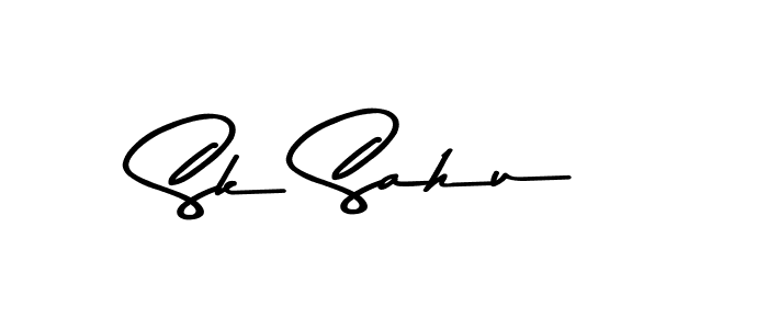 Design your own signature with our free online signature maker. With this signature software, you can create a handwritten (Asem Kandis PERSONAL USE) signature for name Sk Sahu. Sk Sahu signature style 9 images and pictures png