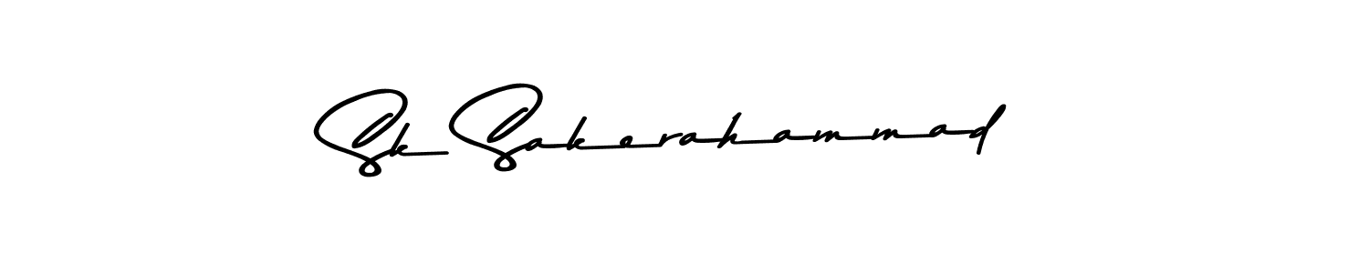 Use a signature maker to create a handwritten signature online. With this signature software, you can design (Asem Kandis PERSONAL USE) your own signature for name Sk Sakerahammad. Sk Sakerahammad signature style 9 images and pictures png