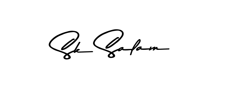 How to make Sk Salam signature? Asem Kandis PERSONAL USE is a professional autograph style. Create handwritten signature for Sk Salam name. Sk Salam signature style 9 images and pictures png