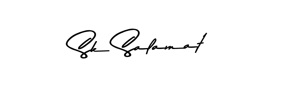 Make a beautiful signature design for name Sk Salamat. Use this online signature maker to create a handwritten signature for free. Sk Salamat signature style 9 images and pictures png